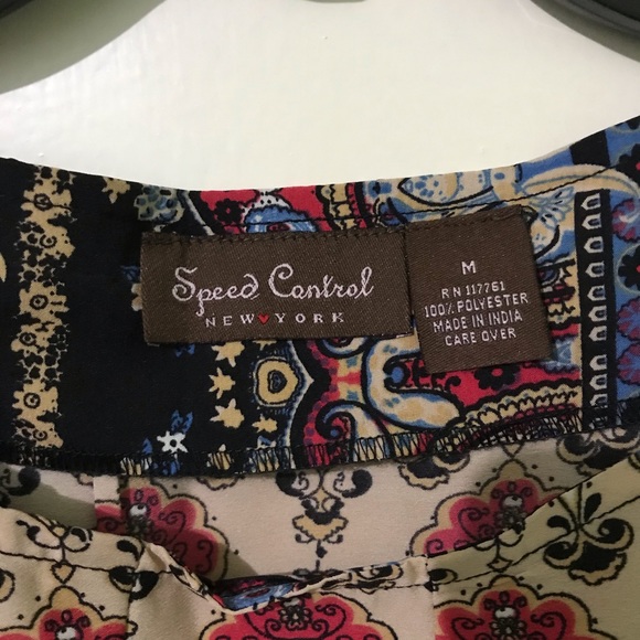 Print dress with pockets - Picture 4 of 5